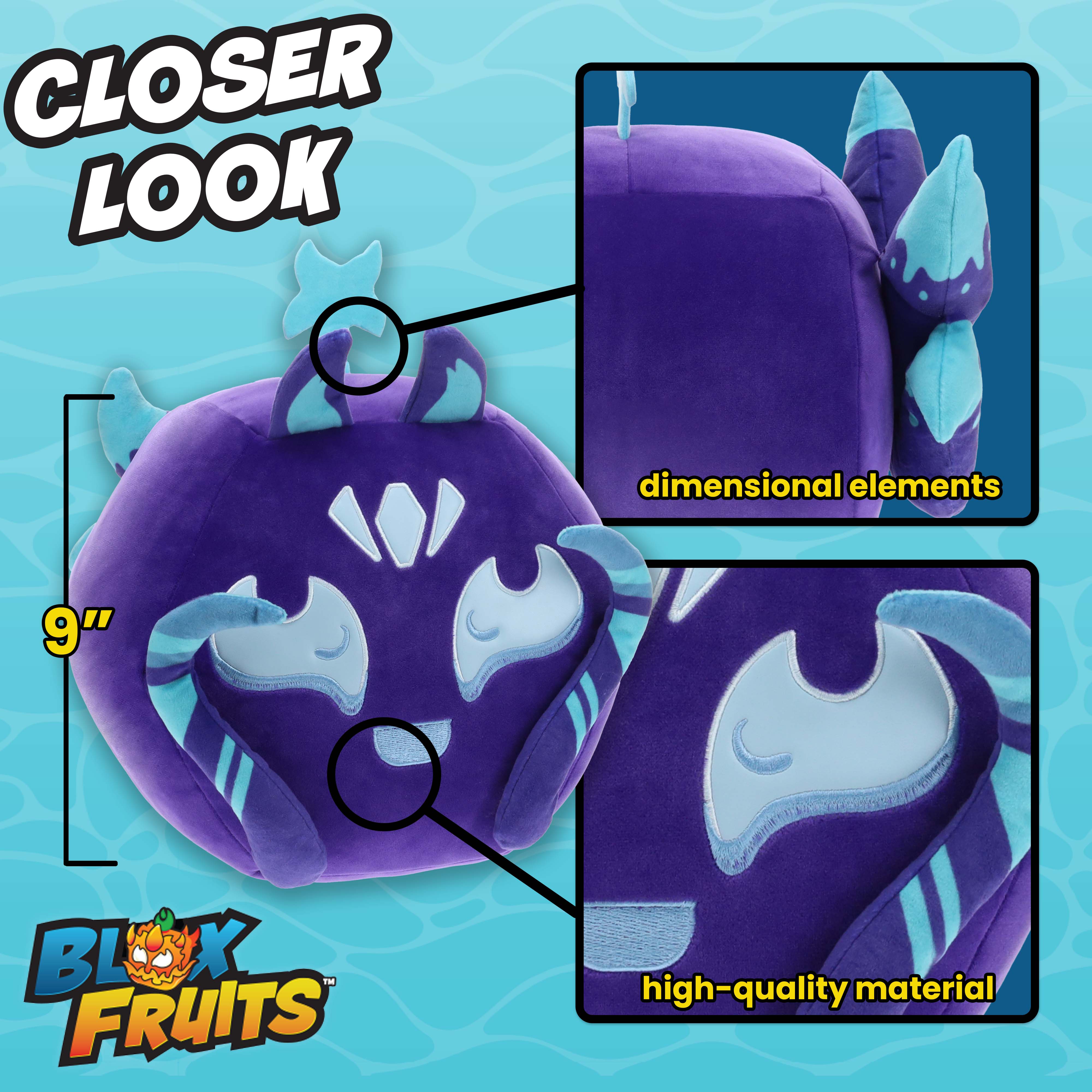 BLOX FRUITS - Kitsune Huge Plush (9" Tall, Series 2) [Includes DLC] - Image 5